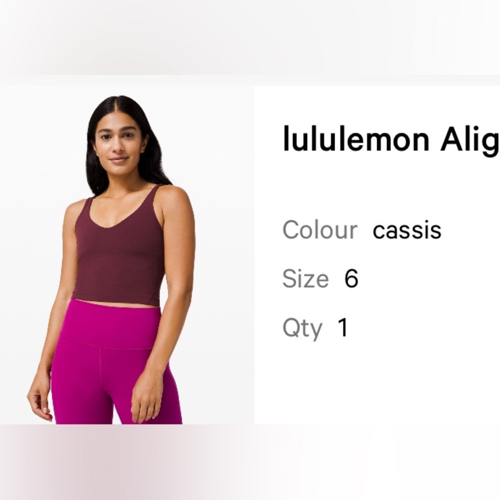 Lululemon Align Tank Top Light Support A/B Cup